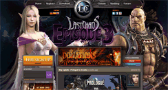 Desktop Screenshot of lastchaos.eterniagames.com